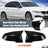 BMW X1 328i 125i 330i 320i Gloss Black Rearview Mirror Cover Caps (2011-2015)