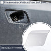 BMW X5 Silver Tone Front Left Side Bumper Headlight Washer Nozzle Cover Cap