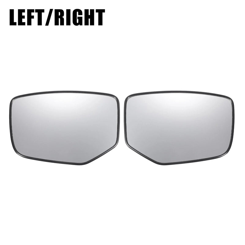 Honda Accord Left Right White Mirror Glass w/ Back Non-heated (2008-2010)