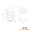 HD Softail FXLRS Front Fairing Kit w/ Headlight Extension Blocks (2021-2023)