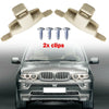 ABS&Metal 2 x Bracket Holder Sun Visor Clips Visor Splint (1999–2006)