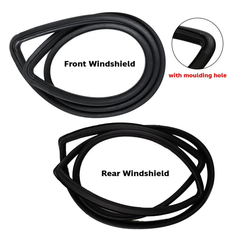 Windshield Rubber Seal Front+Rear Fits Toyota Land Cruiser FJ60 FJ62 1987-90 D05
