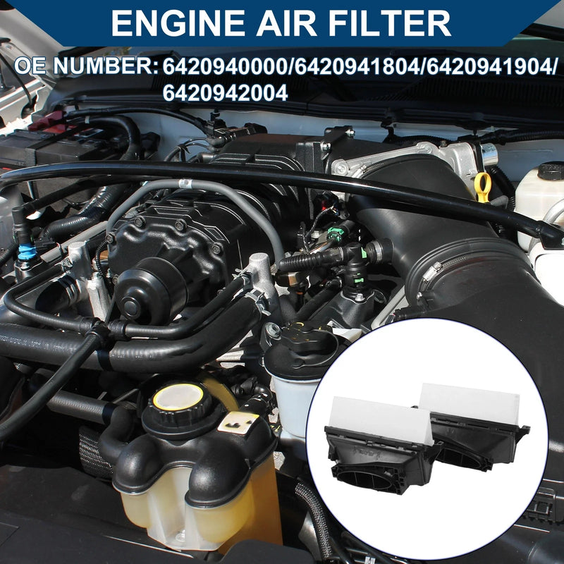 Mercedes-Benz ML350 3.0L (2010-2014) - 1 Pair Engine Air Filter