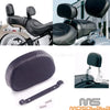 Harley Softail Short Sissy Bars Black Backrest Pad Cushion