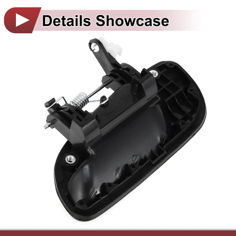 Hyundai Elantra Rear Right Black ABS Exterior Door Handle (2011-2016)