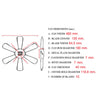 Toyota Hilux LN147 LN167 LN172 192 Engine Cooling Fan Blade