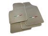 Fiat 500 (2008-2019) - AutoWin Premium Brand Beige Tailored Floor Mats