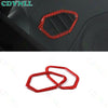 Subaru BRZ GR86 Red Carbon Fiber Dashboard Vent Trim (2022–2024)