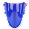 Suzuki GSXR1000 2009-2016 Windproof Blue Windshield
