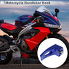 Motorcycle Rectangular Slot Aluminum Alloy Motorcycle Hanging Hook 1 Set 61mm