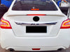 Nissan Altima Sedan Pearl White Rear Trunk Spoiler with Light (2013-2015)