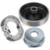 Yamaha Grizzly Rear Brake Drum Hub Cover with Shoes (2007–2014)