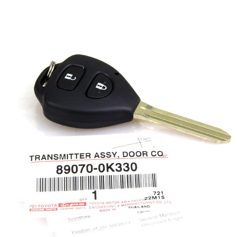 Toyota Hilux MK6 SR5 Hilux2004-2011 Remote Key Set
