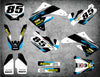 Honda CR 85 EURO Style Stickers Custom Graphics Full Kit (2002-2014)