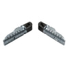 Trident 660, T100, T120 Grey Rear Passenger Foot Pegs (2021-2024)