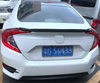 Honda Civic Sedan Black A Style Rear Trunk Spoiler Wing (2016-2021)