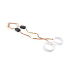 Car Headlight Retrofit 95MM White Amber Switchback LED Halo Rings