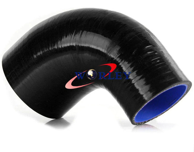 Car 90 Degree 2.5" to 3.0" Reducer Elbow Bend Silicone Hose Pipe