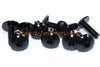 Triumph Daytona 955i Aluminium Black Fork Head Bolts (1997-2006)