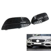 Mercedes Benz C Class W205 C300 (2015-2018) Black Fog Light Covers