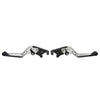 BMW S1000RR S1000R CNC Silver Extendable Brake Clutch Levers (2015-2019)