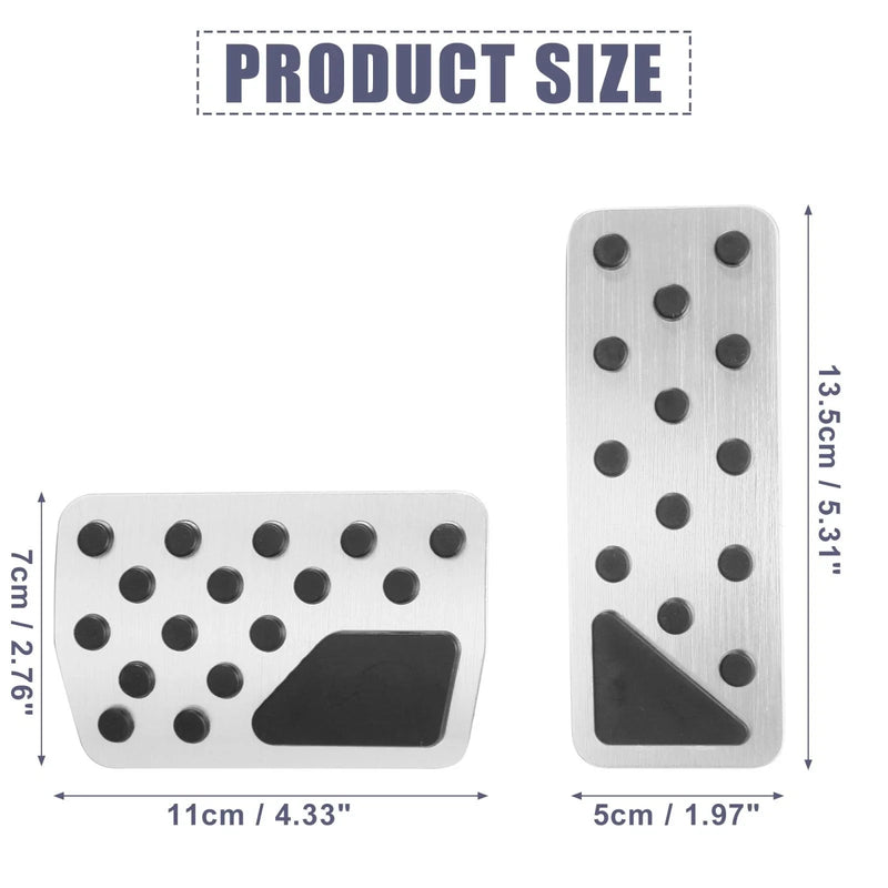 Jeep Brake Pedal Pad & Gas Accelerator Pedal Cover (2011-2012)