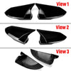 Hyundai Elantra Mirror Cover//Rear Door Mirror Glossy Black (2021–2025)
