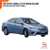 Toyota Corolla ZRE172 SX Sedan 2013-2016 Black Fog Lamp Cover