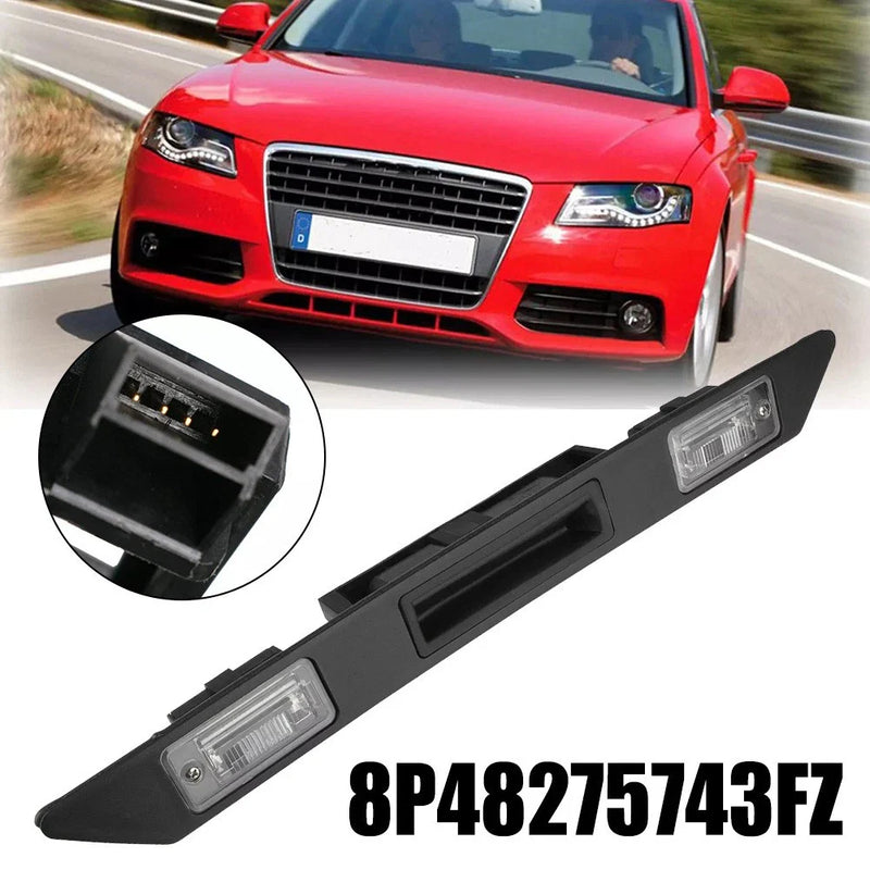 Audi A4 B6 B7 Trunk Grip License Plate Light Trim Assembly