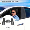 Mazda 6 (2009-2013) Carbon Fiber Black 10 Pcs Door Pillar Window Trim