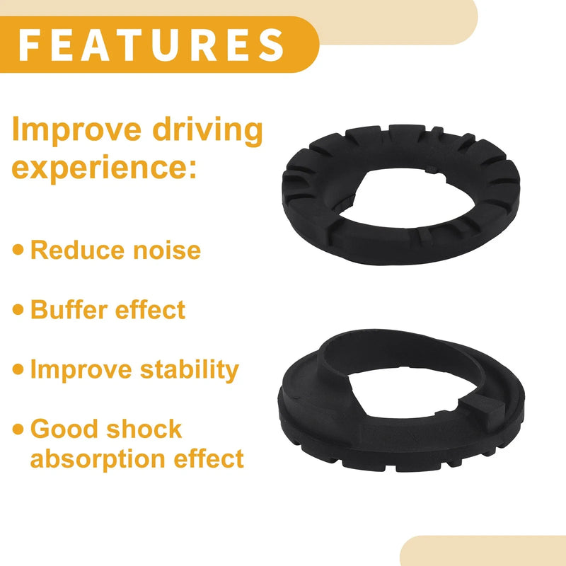 BMW F10 Upper Coil Spring Insulators Rubber 1 Pc (2009-2013)