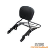 Harley Touring Street Glide Detachable Sissy Bar Backrest Luggage Rack (09-17)