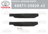 TOYOTA 4RUNNER 2 x Back Door Grass Channel (1990–1994)