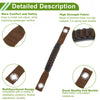 Jeep Wrangler 2018-2027 - Black & Brown Roll Bar Grab Handles (2018-2027)