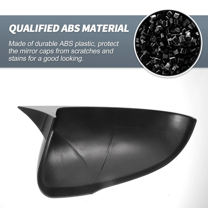 Hyundai Tucson Rearview Mirror Cover Overlay Gloss Black (2015-2020)