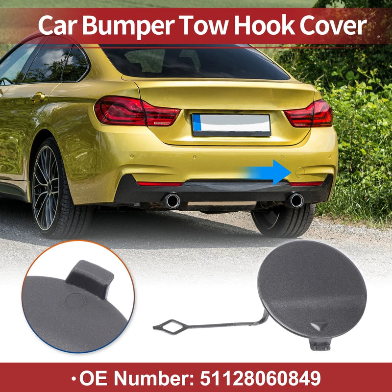 BMW 428i (2014 - 2016) Grey Rear Bumper Tow Hook Cover
