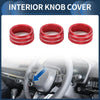 Honda CR-V (2023-2024) - 3 Pcs AC Media Volume Switch Knob Cover Ring