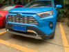 Toyota RAV4 Glossy Stainless Steel Front Grille Cover Trim (2019-2023)