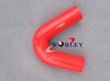 Intercooler Turbo Intake Pipe - Red 70mm 2.75" Silicone Elbow Hose