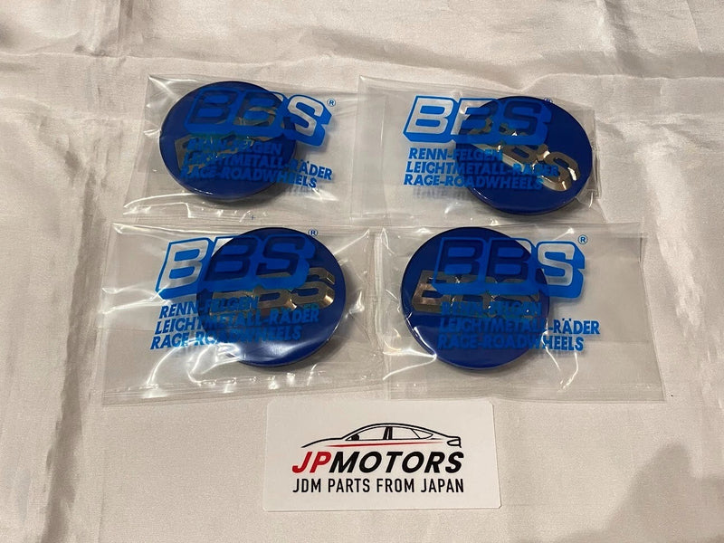 BBS Cars Center Caps 70mm / BBS Genuine Emblem Blue Gold 3D Logo