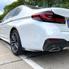 BMW G30 M-Tech (2017-2022) Gloss Black Rear Bumper Side Splitter Cover