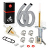 Kawasaki Bayou 220 300 KLF220 KLF300 Fuel Valve Petcock & Screw (1986–2004)