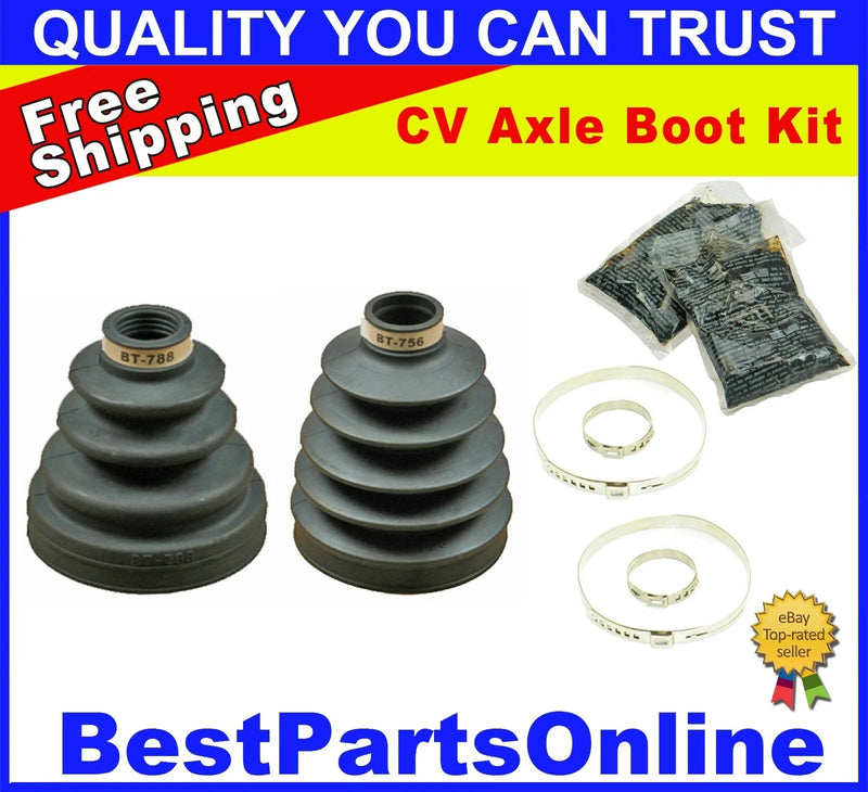 Toyota Corolla XRS CV Axle Boot Kit Front Inner & Outer (2005–2006)