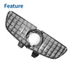 Mercedes-Benz V-Class (2014-2023) Chrome Silver Front Upper Bumper Grille