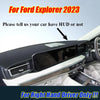 Ford Explorer RHD Leather Dashboard Cover Dash Protector Pad Mat (2023–2023)