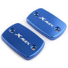 Yamaha X-MAX 300 Scooter Front Fluid Reservoir Cover Caps  Blue (17-23)