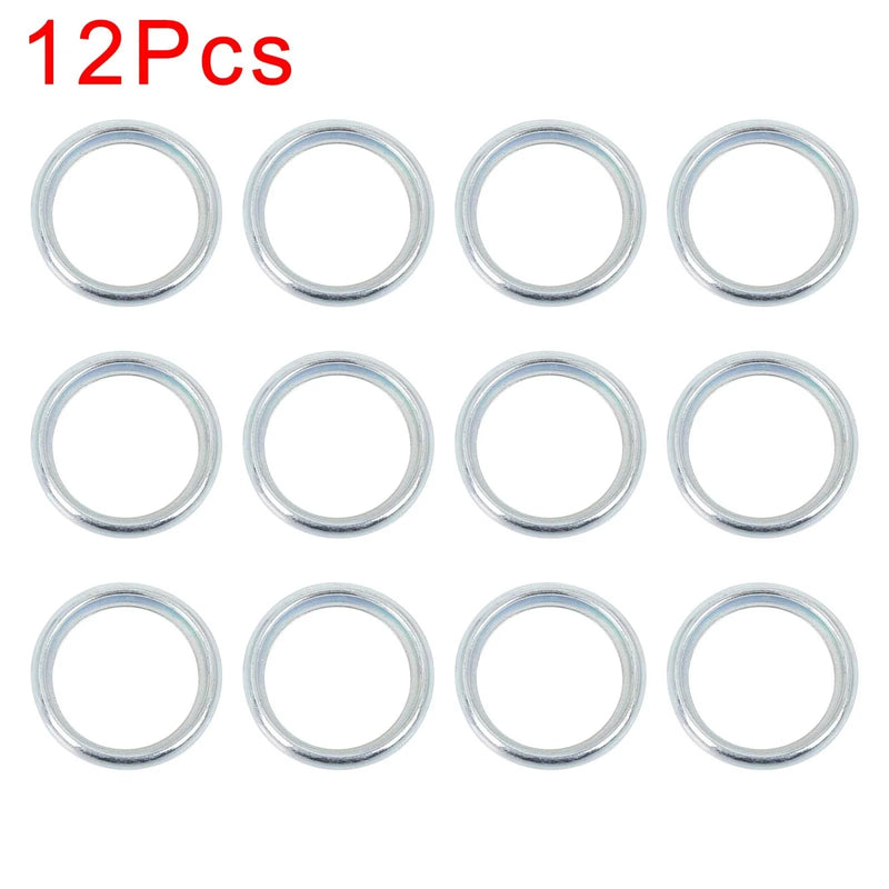 Subaru 1 M16 Silver Tone Oil Drain Plug Gaskets
