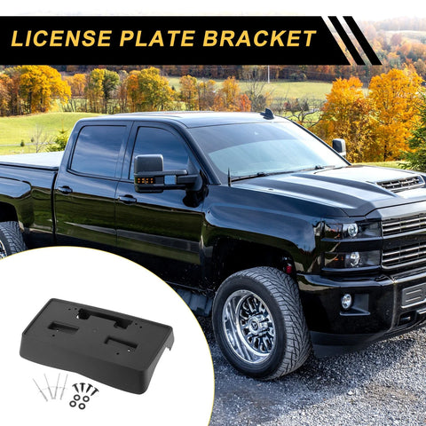 Chevrolet Silverado 1500 1x Bumper License Plate Bracket Holder (2014-2016)