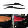 Lexus IS250 IS300 Pair Carbon Fiber Front Door Handle Cover Armrest Trim Fit