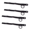 Jeep Wrangler JL TJ JK JLU 4x Black Roll Bar Coat Hanger Hooks (07-22)